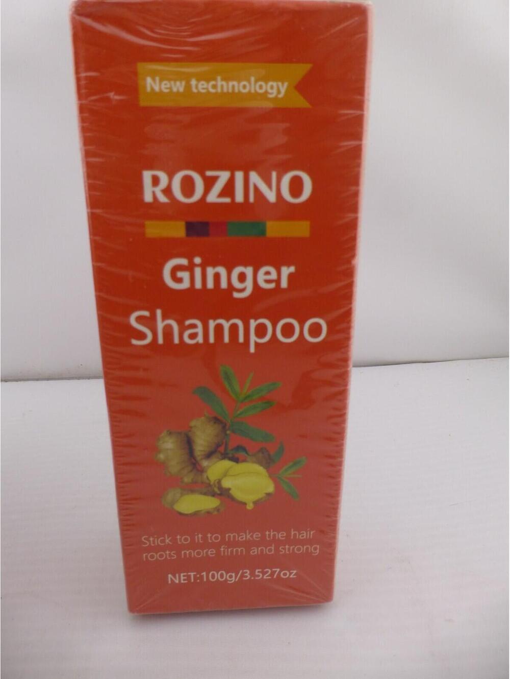 ROZINO Ginger Shampoo Hair Cleansing Moisturizing Strong Roots New Technology Q8